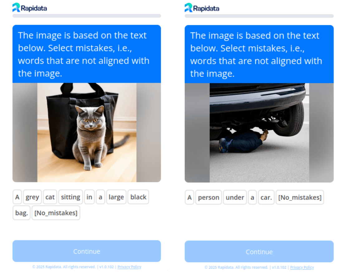 Word Selection Example